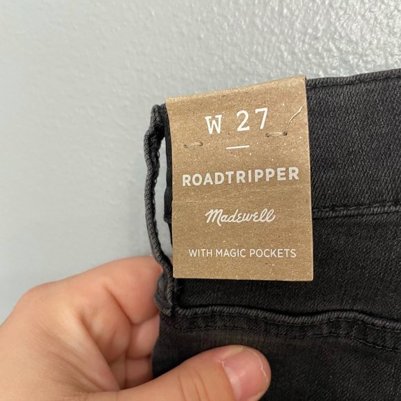 MADEWELL Ashmont Wash 9" Mid-Rise Roadtripper Supersoft Jeans sz 27 fits like 25 - Picture 6 of 9
